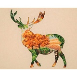 Купить недорого   Набор для вышивания Maia "Stag Silhouette"20*26см, MEZ Венгрия, 5678000-05043  в интернет магазине Фэмили хоби