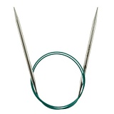 Спицы круговые "Mindful" 5,5мм/80см, нержавеющая сталь, серебристый, KnitPro, 36102