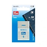 Специальные иглы д/швейных машин с плоской колбой, №90, ДЖИНС, 5шт в пенале на блист. 152470