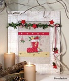 Купить недорого   Набор для вышивания "Новогодний сапог" 20*16,5см, Acufactum Ute Menze, 2476  в интернет магазине Фэмили хобби