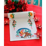 Купить недорого   Набор для вышивания Anchor: салфетка-дорожка "Deer Suppers" 40*100см, MEZ Венгрия, 9240000-03505  в интернет магазине Фэмили хоби
