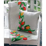 Купить недорого   Набор для вышивания Anchor: салфетка-дорожка "Tulips" 36*112см, MEZ Венгрия, 9240000-02104  в интернет магазине Фэмили хоби