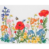 Купить недорого   Набор для вышивания Anchor "Floral Meadow" /Цветочный луг/ 25*31см, MEZ Венгрия, PCE981  в интернет магазине Фэмили хоби