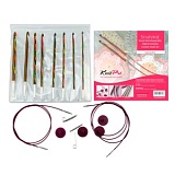 Набор крючков тунисских съемных "Symfonie", длина 15см, 8 размеров, KnitPro, 20735