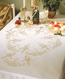 Купить недорого   Набор для вышивания Anchor: скатерть "Classic Tablecloth" 140*240см, MEZ Венгрия, 9240000-05730  в интернет магазине Фэмили хобби