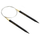 Спицы круговые "Lantern Moon" 4мм/80см, эбеновое дерево, KnitPro, 350085