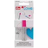 Серия "Prym Love" - Набор игл ручных для вышивки с острым и тупым острием, сталь, 10шт, Prym, 125640
