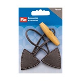 Застежка-клевант 15*5см, полимерный материал, антрацитовый, 1 пара в упаковке, Prym, 417716