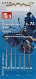 Иглы для вышивки со скругленным острием № 24 (37*0,8мм), сталь, Prym, 125558