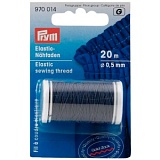 Эластичная нить для шитья, диаметр 0,5мм (50% эластан, 50% полиамид), синий, Prym, 970014