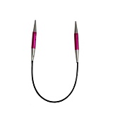 Спицы круговые укороченные "Zing" 5мм/22,5см, KnitPro, 47090