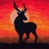 Купить недорого   Набор для вышивания Maia "Magestic Sunset" 13*13см, MEZ Венгрия, 5678000-05039  в интернет магазине Фэмили хоби