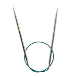 Спицы круговые укороченные "Mindful" 4мм/40см, нержавеющая сталь, серебристый, KnitPro, 36059