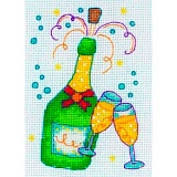 Купить недорого   Набор для вышивания Anchor "Champagne" 11*8см, MEZ, PCE761  в интернет магазине Фэмили хоби