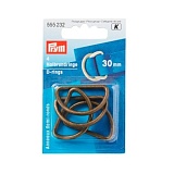 Полукольца нержавеющие 30мм, Prym, 555232