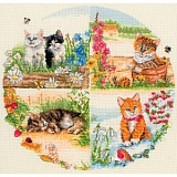        Anchor "Cats And Seasons" 30*30, MEZ , PCE895      